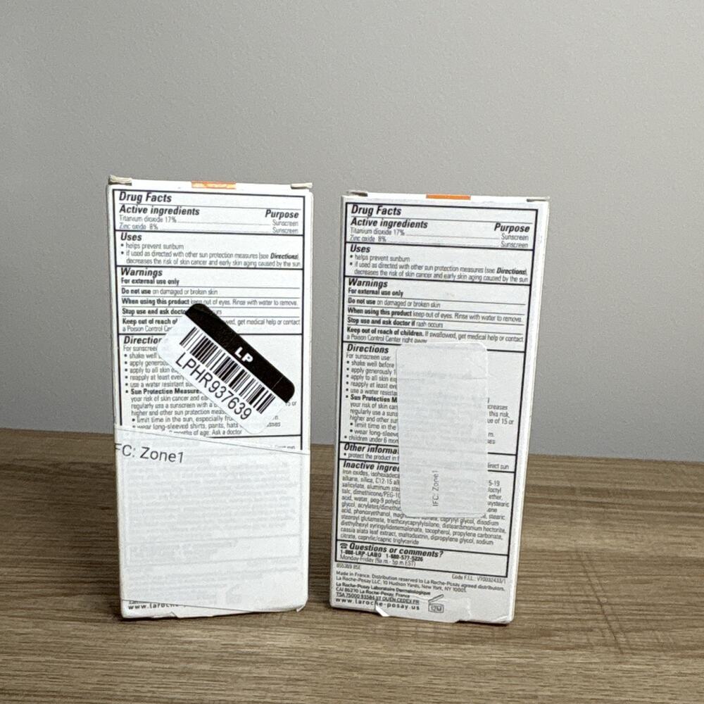 La Roche-Posay Anthelios Tinted Mineral Face Sunscreen Lot of 2 Deep SPF 40 1.7 - Picture 2 of 3